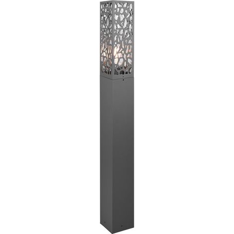 Lampione Giardino Esterno Palo Alto IP 44 Antracite H 100 cm Cooper GD Trio