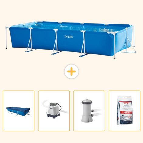 Intex Piscine Tubulaire Rectangulaire - 450x220x84 cm - 5-pièces S127 (1/5)