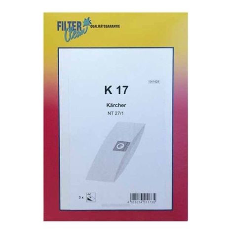 sachet de sacs x3 karcher pour aspirateur KARCHER