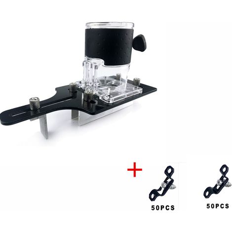 Kit de fente avec connecteur de positionnement dissimulé Châssis de machine à mortaiser avec connecteur deux-en-un dissimulé et positionnable, machine à ébarber les moules, outils pour le travail du b (1/5)