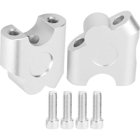 22-mm-Universal-Motorradlenkererhöhung mit Move-Mount-Adapter (Chrom) 22-mm-Erhöhung 22-mm-Motorradlenkererhöhung + 22-mm-Motorradlenkererhöhung (1/5)