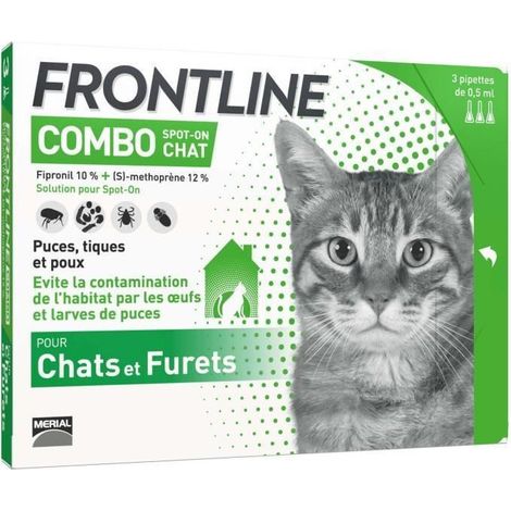 FRONTLINE Combo chat - 3 pipettes (1/5)