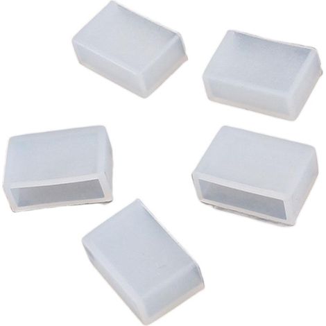Paquete de 5 tapas de acabado para la cinta LED impermeable de 12V