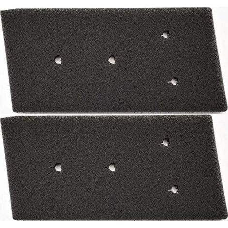 Lot de 2 filtres pour sèche-linge Bauknecht Privileg Whirlpool HX 481010716911 - Sèche-linge à pompe à chaleur - 230 x 115 x 14 mm - Filtre éponge - Séchoir à condensation (1/2)