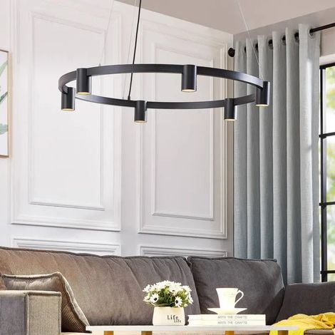 [NEUWERTIG] B-Ware Arcchio Leuchte Pendelleuchte Hängeleuchte Brinja Schwarz Aluminium Innen 6fl