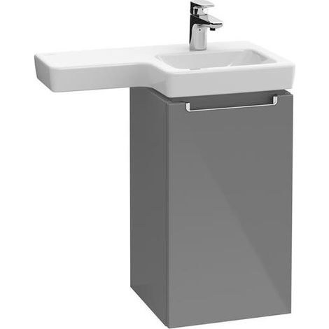 Meuble vasque SUBWAY 2.0 350 x 620 x 335 mm, raccord droit, chêne Sa