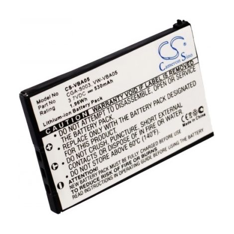 Batteria Panasonic VW-VBA05 SV-AS10 da 530 mAh