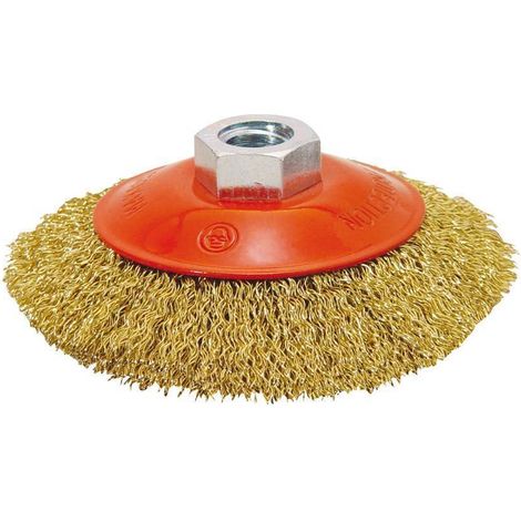Cepillo taza cónico acero latonado Ratio - talla (1/2)