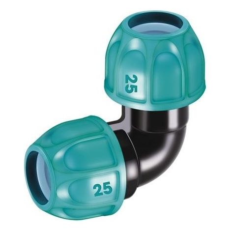 Coude pour tuyau polyéthylène 3-4" (25 mm)