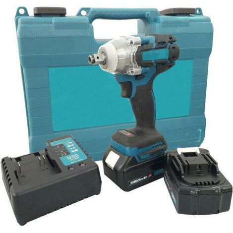 Trade Shop - SCHLAGSCHRAUBER SCHRAUBT BOLZEN AB AUTO WOHNWAGEN DOPPELBATTERIE 20 V 1/2" - (1/4)