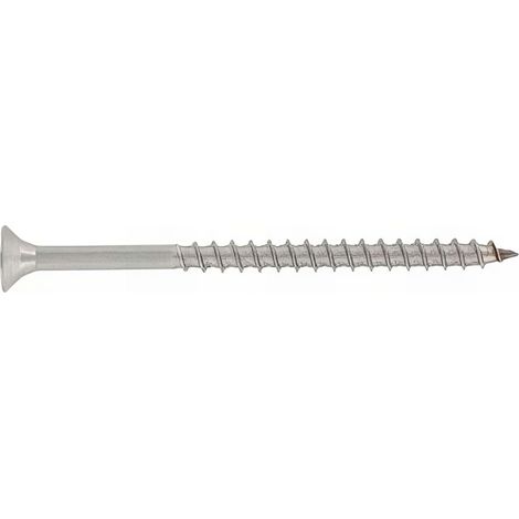 Vis bois F/Partiel tête fraisée Pozidriv D. 4,0 x 40 mm INOX A2 - Boite de 200 pcs - VAPFC04040A2
