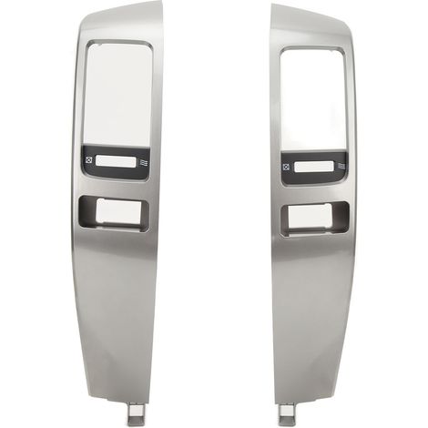 Tableau de bord grille d'aération 2 pièces 55474‑60040 gauche droite remplacement pour Land Cruiser Prado J120 2003‑2009 argent (1/5)