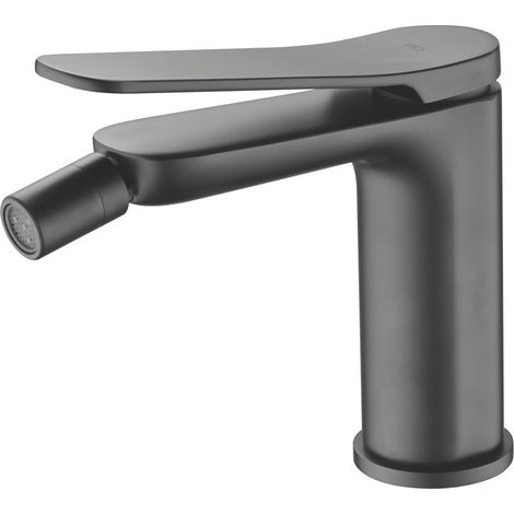Mice -Grifo monomando de Bidet, Griferia WC, Grifo higienico Agua fria/caliente negro mate - BDR031-2NG (1/2)