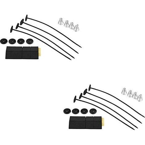 Kit de fixation universel pour ventilateur électrique mince de, avec sangle de fixation en plastique pour radiateur (lot de 2) (1/3)