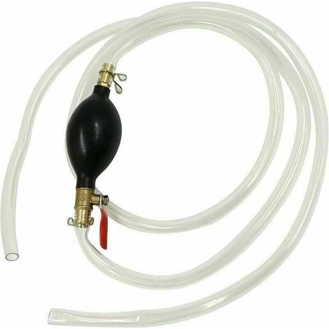 Portable fuel hand pump with 2-meter suction hose – for water, gasoline, and other liquids. (1/4)