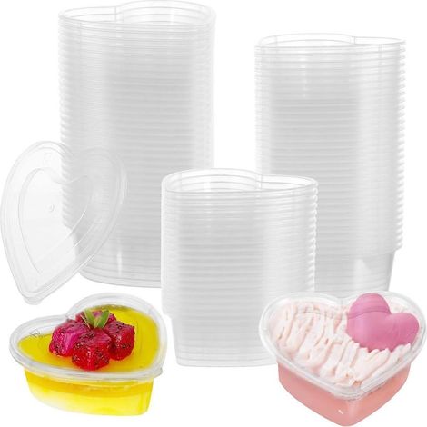 50 boîtes de rangement en forme de cœur pour la Saint-Valentin (1/5)