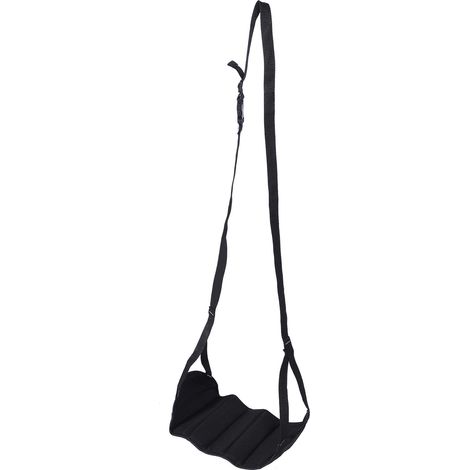 Repose Pieds D Avion Portable Hamac pour Voyage Oxford Noir jardin (1/4)