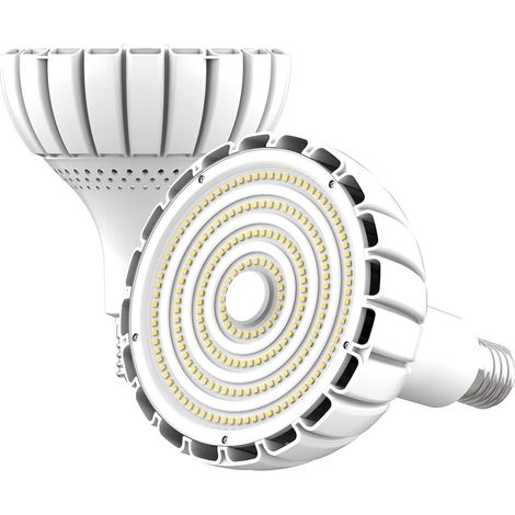 Éclairage LED Garage 100W(équivalent à une ampoule 800W), E27/E40 Eclairage Atelier à avec 250 LEDs, 13000LM Super Brillant Plafonnier LED pour Garages, Sous sol, Atelier, Entrepôt, Bureau (1/5)