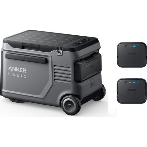 Glacière 40 L portable Anker Solix EverFrost 2 (2 batteries incluses), camping