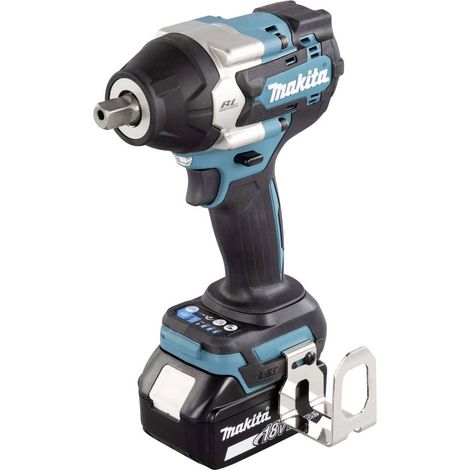 Makita DTW701RTJ Clé à chocs sans fil 700 Nm 18 V Nombre d’accus fournis 2 5 Ah + 2 batteries, + chargeur, + mallette