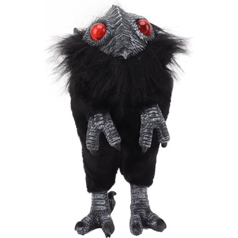 Weiche Halloween-Plüschpuppe mit gruseligen roten Augen (1/5)