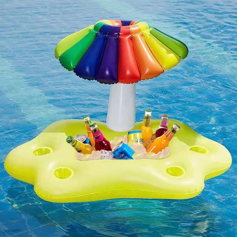 Bar Flottant Pour Piscine,Bouee Piscine Adulte,Bar Gonflable Piscine,Bouée Bar,95x55x65cm (1/5)