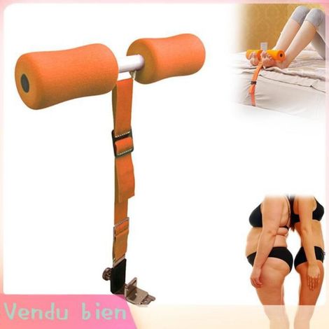 Garosa Sangle de boucle des ischio-jambiers Sangle Ajustable Pour Curl Ischio-jambiers - Outil Auxiliaire Pour sport module Orange (1/4)