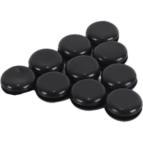 Lot de 20 passe-câbles doubles en caoutchouc, diamètre intérieur 10 mm, diamètre extérieur 17,3 mm, pour la protection des câbles et l'isolation anti-poussière. (1/5)