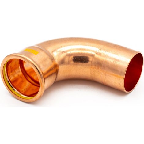 PrimaPress 54mm Copper 90° Street Elbow - Gas & Water Fitting (1/3)