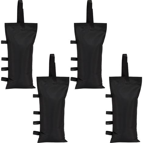 4 Pièces Sac de Sable Épais Oxford pour Jardin Poids pour Tonnelle Réutilisables Trampolines, Sac de Lestage Remplissable Renforcer Lestage Tente, Parasol, Balançoire (1/5)