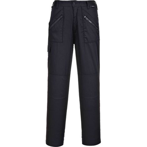 Pantalón Action Para Mujer bolsillos para rodilleras Regular S687 XXL Negro