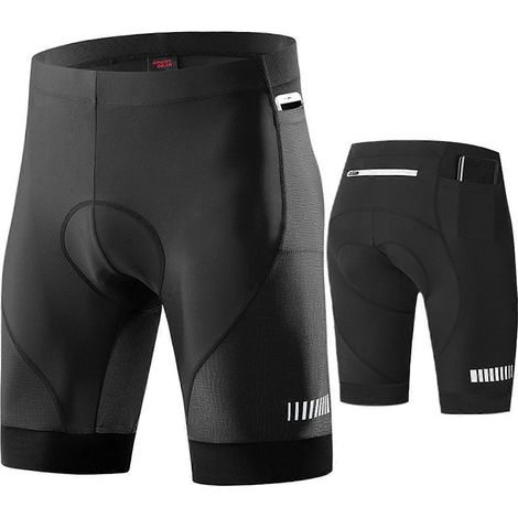 Herren-Radshorts mit Polsterung, atmungsaktiv und schweißableitend, Silikonpolsterung, Mountainbike-Shorts