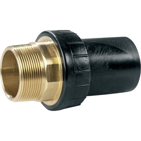 SCELTO DA DESIVERO Raccordo di transizione pe/ottone diritto filettato m gas/acqua 50x1"1/2 codice prod: DSV14423