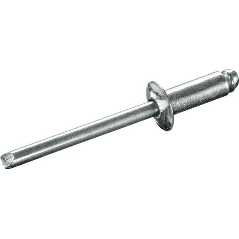 GOEBEL - 500 x Rivets aveugles 3 x 20 mm - Acier zingué / Acier zingué - Tête plate - STANDARD - 7080130200 - ISO15979 (1/5)