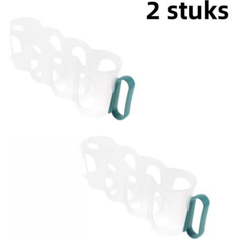 Lot de 2 supports de rangement pour canettes de réfrigérateur pour bière et cola bleu (1/5)