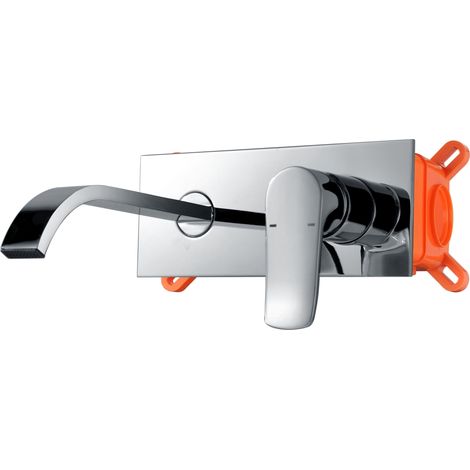 IMEX - grifo monomando lavabo empotrado cromado