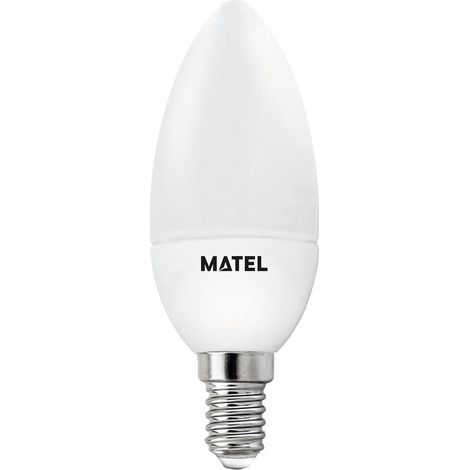 Ampoule bougie LED neutre E14 Matel 5w (3 intensités) (1/2)