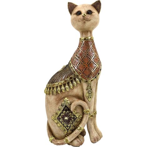 Signes Grimalt Figura De Gato Figuras Gato L Animales Marrón 9x13x32cm 36656