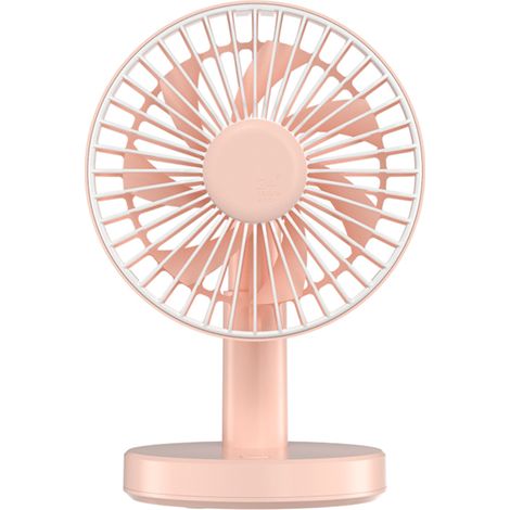 Ventilateur de bureau avec port de chargement USB, 3 vitesses réglables, mini ventilateur portable, idéal comme cadeau. (1/5)