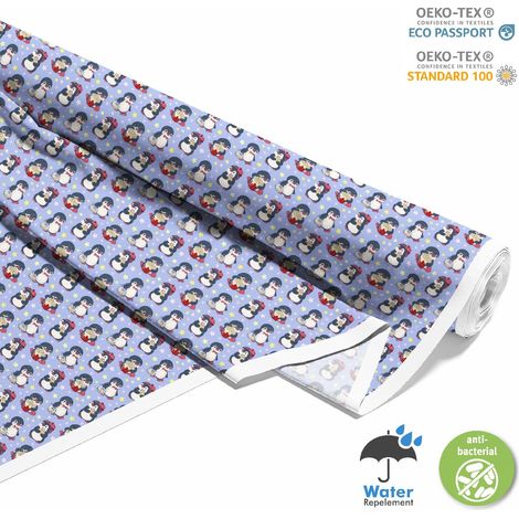 TESSUTI DECORATIVI PER ESTERNI OXFORD - Motivo Pinguini con Popcorn I DX595 (1/5)