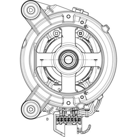 Moteur lave-linge d'origine (1/2)