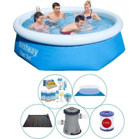 Bestway Bestway Fast Set Ronde - 244x61 cm - 6-pièces S22005