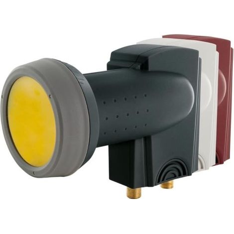 LNB Twin - SCHWAIGER - 340 - Résistant à la chaleur - Capuchon étanche - Gain 55 dB