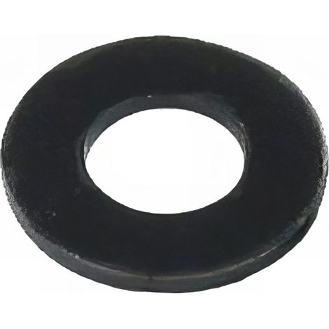 500 Rondelles plate MU Acier zingués Noir - D6 X 14 X 1.2 mm mm