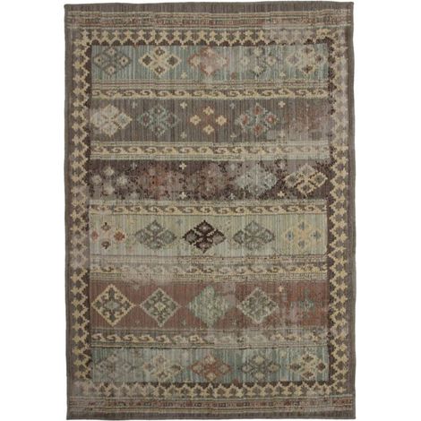 MARRAKECH VINTAGE - Tapis vintage oriental marron 133x190