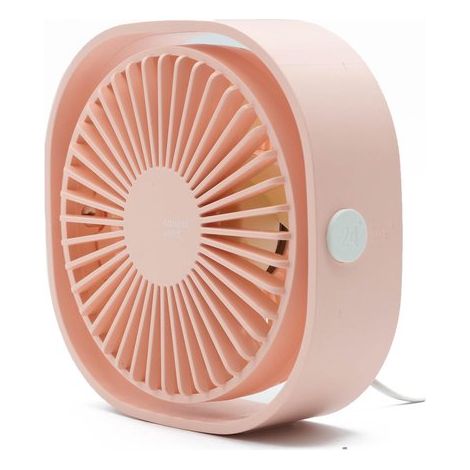 Mini ventilateur USB LW® - Ventilateur de table - Silencieux - 3 vitesses - Rose - Modèle 2023 (1/5)