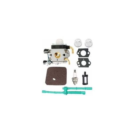 Carburateur Stihl FS55 FS38 FS45 FS46 FS55C FC55 FS74 FS75 FS76 FS80 KM85 avec filtre air tuyau de carburant pour dbroussailleuse (1/4)