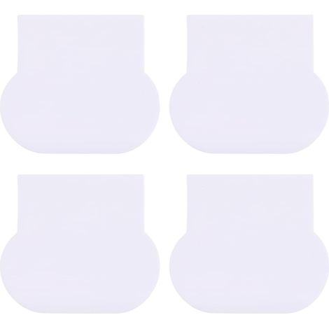 4 Pcs Toilet Cover Lifter Toilet Seat Holder Bathroom Accessories for Home Hotel Restaurant（White） (1/5)