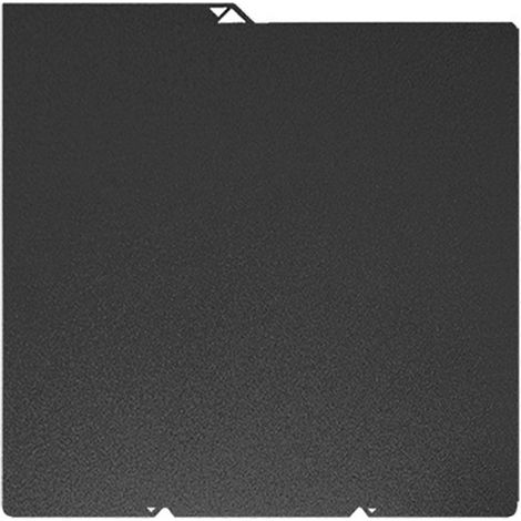 Deux unités pour plateformes d'impression combinées Anycubic Kobra S1C S1, 264x276mm, plaque en acier à ressort, plateau chauffant texturé PEI lisse, noir. (1/5)