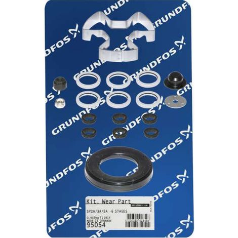 Grundfos Ersatzteil Kit Verschleißteilkit passend für SP 1A-6 , 2A 6, 3A-6 , 5A-6 bis 6 Stufen 95054 (1/2)